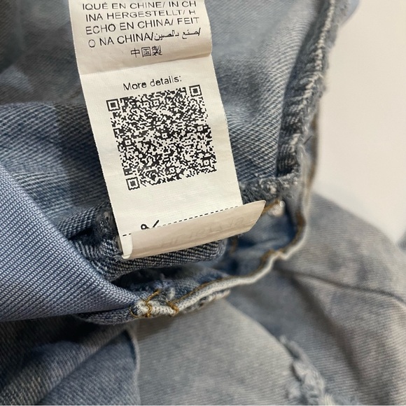 ๐ Stylish Distressed Maternity Jeans โ SHEIN Size Medium ๐ - Picture 4 of 5